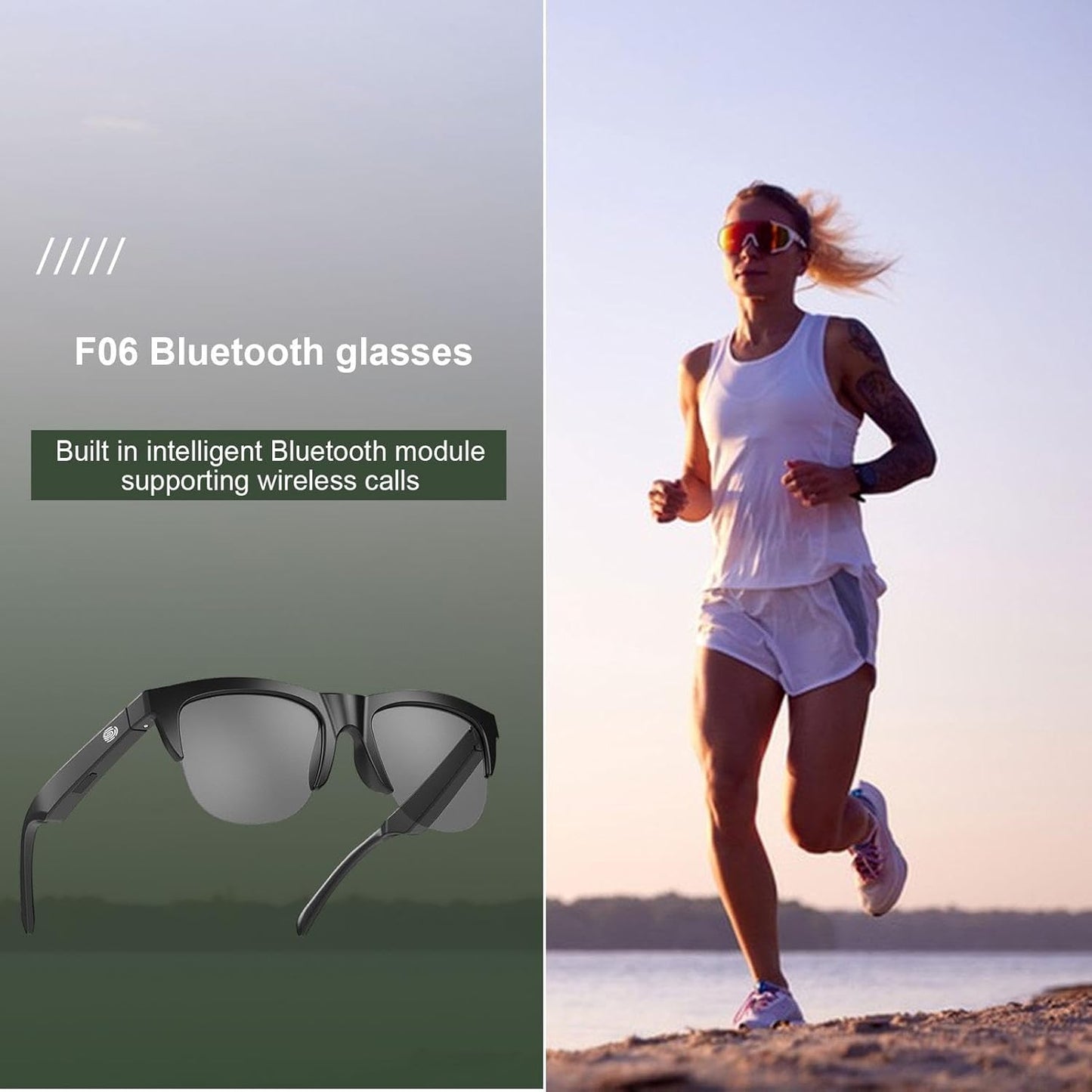 🎧🕶️ SoundShade Pro™ - BluetoothサングラスSunGlass 🎧🕶️