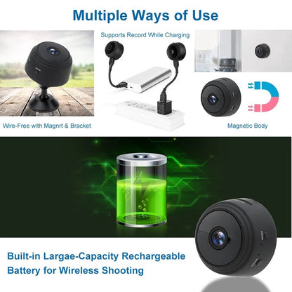 SpyCam Pro 360 Smart™ (スパイカム プロ 360 スマート) - Camera HD Wireless 1080P WI-FI Magnetic Action Camera