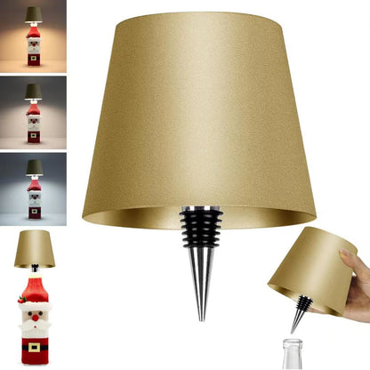 LitBottle™ - ワインボトルキャップ付きデスクライト Wine Bottle Cap Desk Lamp - USB RECHARGEABLE