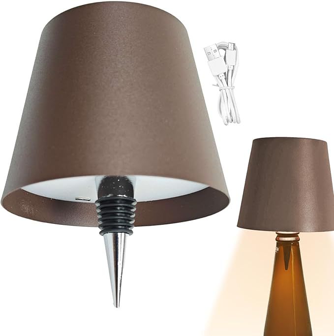 LitBottle™ - ワインボトルキャップ付きデスクライト Wine Bottle Cap Desk Lamp - USB RECHARGEABLE