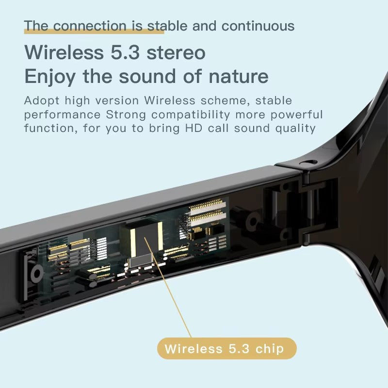 🎧🕶️ SoundShade Pro™ - BluetoothサングラスSunGlass 🎧🕶️